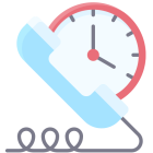 Flexible Scheduling for Office Furniture Assembly Icon representing a flexible schedule for office furniture assembly services.