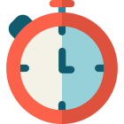 Quick 1-Hour Technician Arrival Time Icon representing a 1-hour arrival time for our technicians.